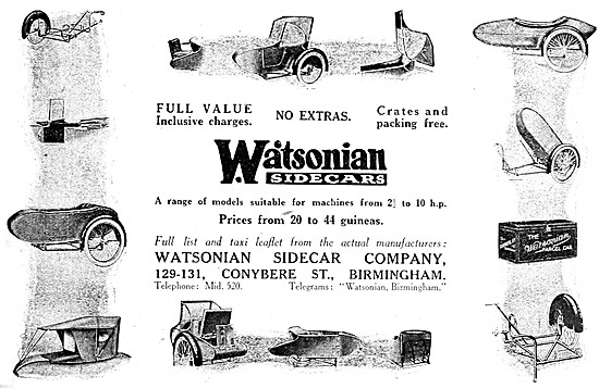 Watsonian Sidecars                                               