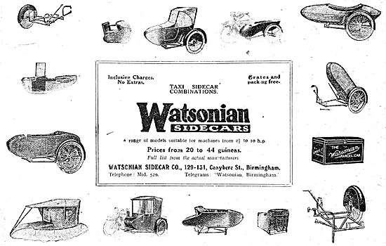 Watsonian Sidecars                                               