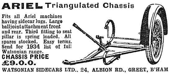Watsonian Sidecar Chassis                                        