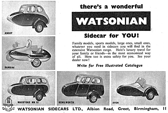 Watsonian Sidecars - Watsonian Kenilworth Sidecar                