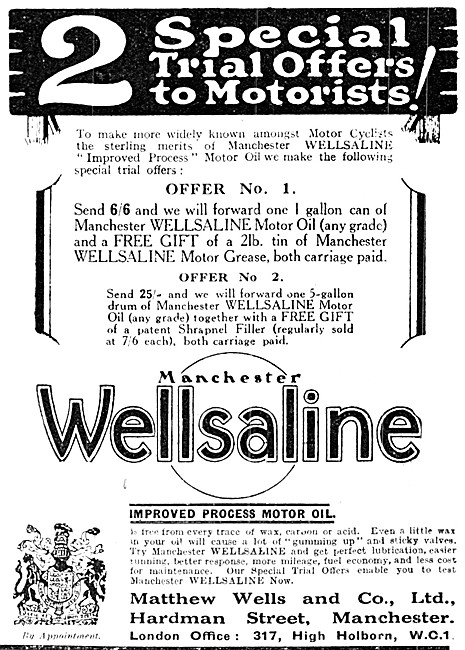 Wellsaline Motor OIls                                            