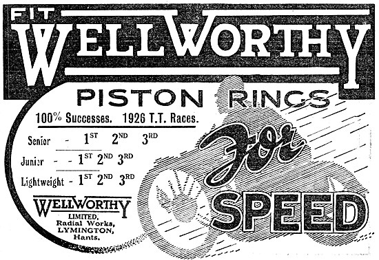 Wellworthy Piston Rings                                          