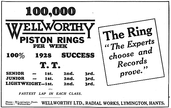 Wellworthy Piston Rings                                          