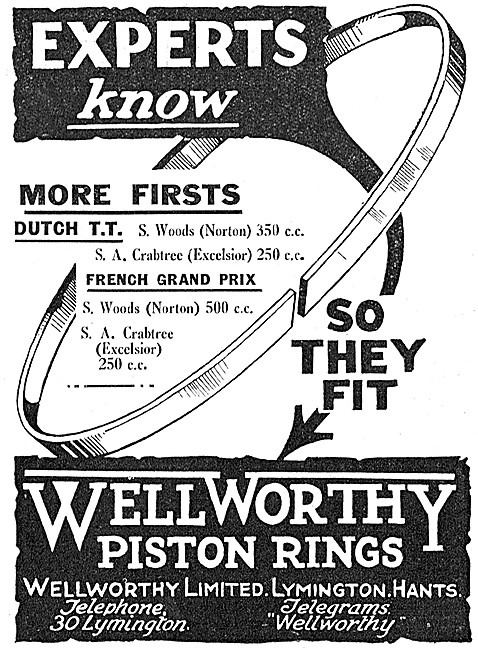 Wellworthy Piston Rings                                          