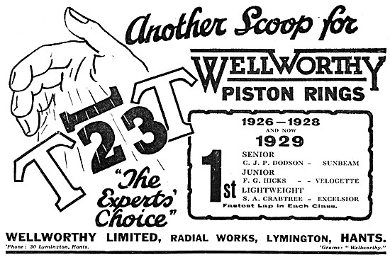 Wellworthy Piston Rings                                          