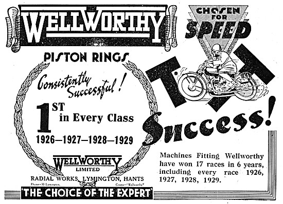 Wellworthy Piston Rings                                          