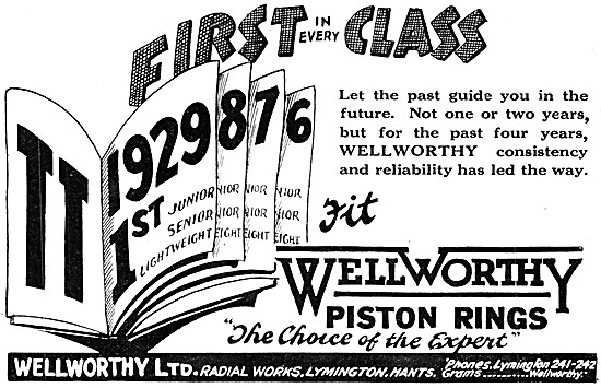 Wellworthy Piston Rings                                          