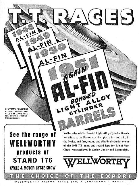Wellworthy Al-Fin Cylinders                                      