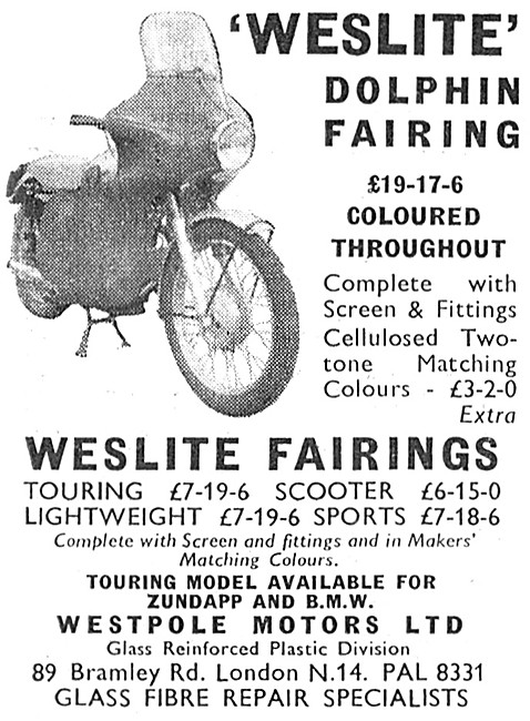 Westlite Dolphin Fairings                                        
