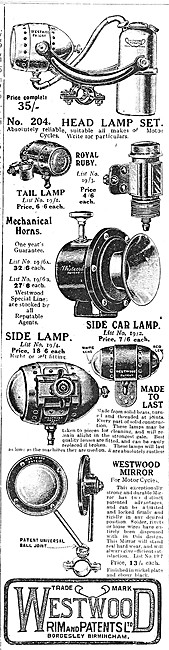 Westwood Rim Mechanical Horns                                    