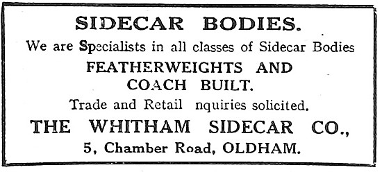 Whitham Sidecars                                                 