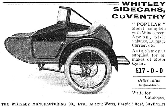 1925 Whitley Popular Sidecar                                     