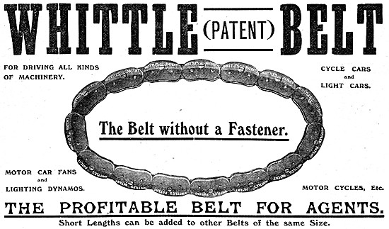 Whittle Motor Cycle Belts                                        