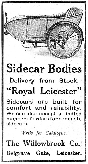 Willowbrook Sidecars - Roayl Leicester Sidecars                  