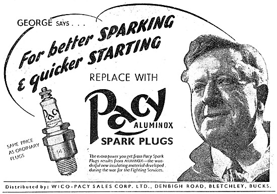 Pacy Aluminox Sparking Plugs                                     