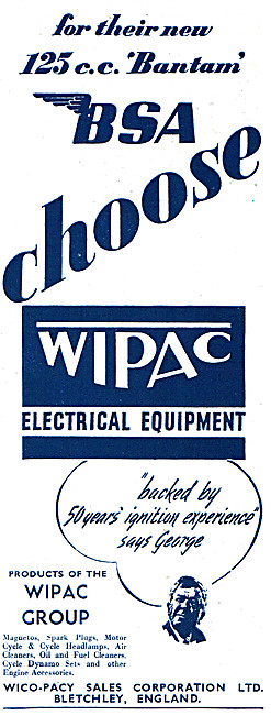 Wipac Electrical Equipment 1948                                  