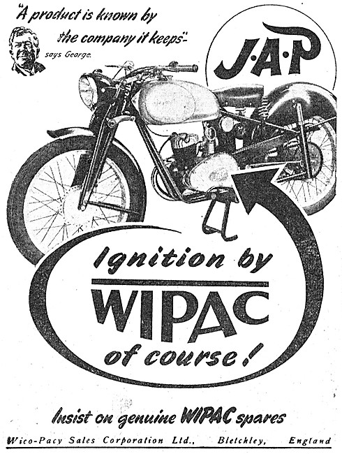Wipac Motor Cycle Ignition Equipment                             