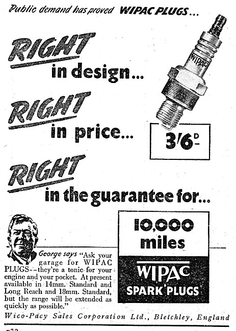 Wipac Spark Plugs                                                