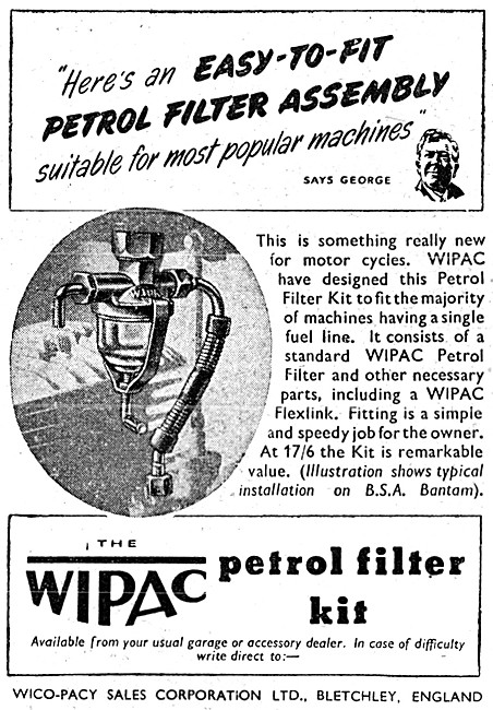Wipac Motorcycle Petrol Filter Kit                               
