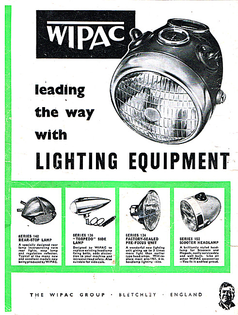 Wipac Motor Cycle Lighting Equipment                             