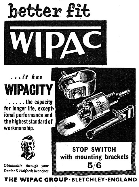 Wipac Wipacity Motorcycle Stop Light Switch                      