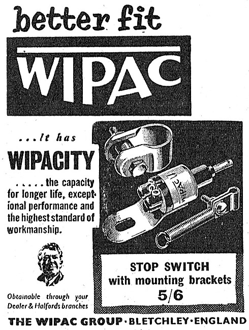 Wipac Motorcycle Stop Switch                                     