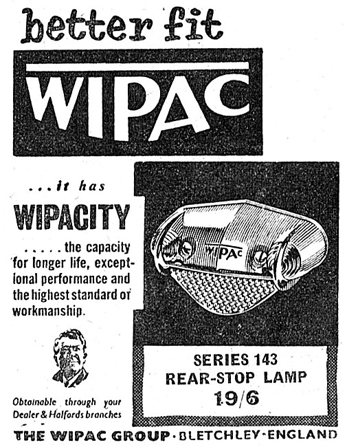 Wipac Motorcycle Series 143 Rear Stop Lamp                       