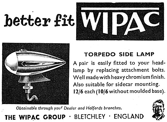 Wipac Motorcycle Torpedo Side Lamp                               