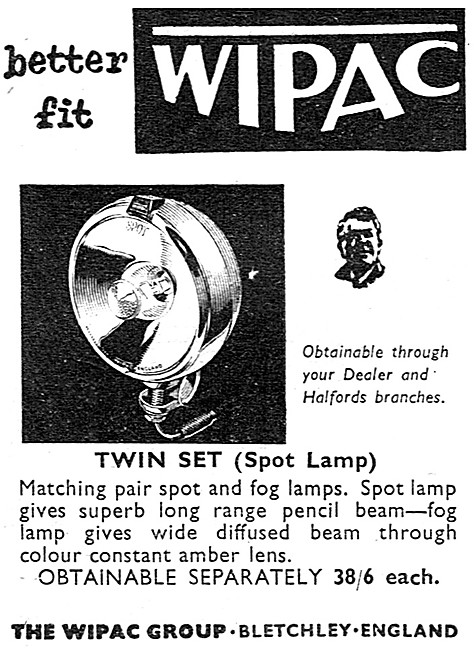 Wipac Twin Set Motorcycle Spot Lamp                              