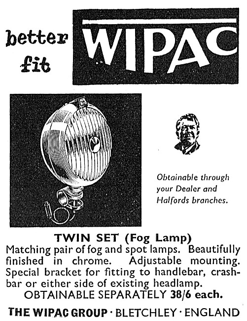 Wipac Twin Set Motorcycle Fog Lamp                               
