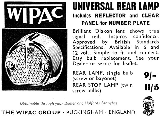 Wipac Universal Rear Lamp                                        