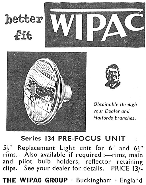 Wipac Series 134 Pre-Focus Light Unit                            