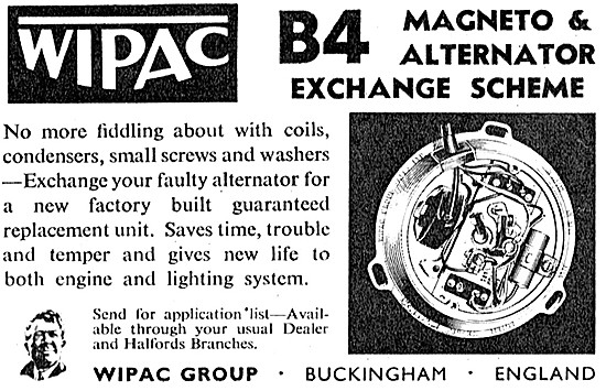 Wipac B4 Magneto & Alternator Exchange Scheme                    