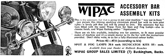 Wipac Motorcycle Accessory Bar                                   