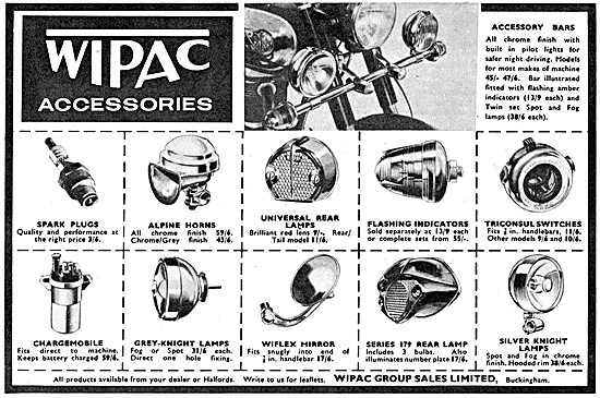 Wipac Electrical Accessories                                     