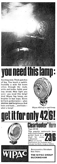 Wipac 470 Motorcycle Spot Lamp                                   