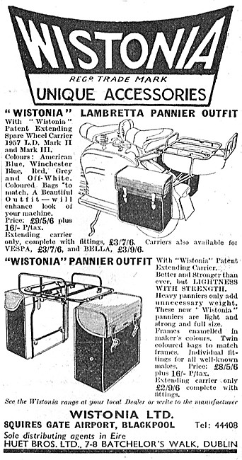 Wistonia Scooter Carrier - Wistonia Panniers                     