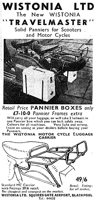 Wistonia Travelmaster Panniers                                   