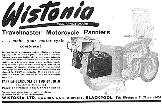 Wistonia Travelmaster Panniers                                   