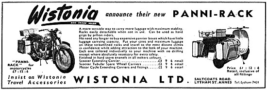 Wistonia Panni-Rack Panniers                                     