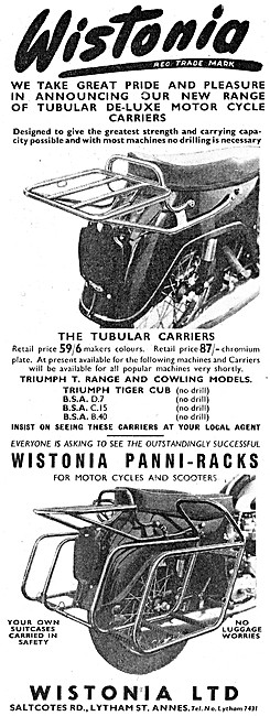 Wistonia Luggage Carriers                                        