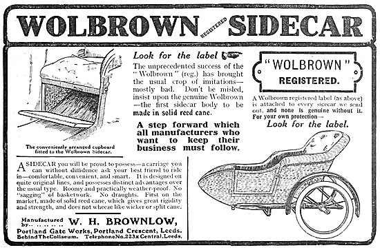 1912 Wolbrown Sidecar                                            