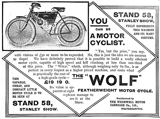 Wolf Motor Cycles                                                