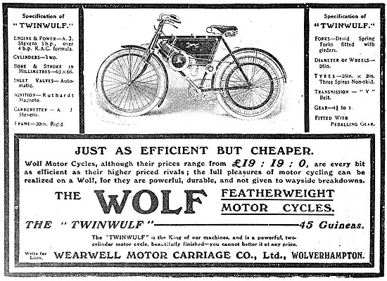Wolf Motor Cycles - Twinwulf Motor Cycle                         
