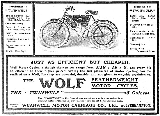 Wolf Motor Cycles - Twinwulf Motor Cycle                         