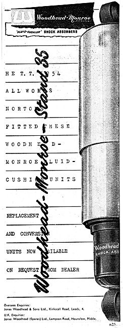 Woodhead-Monroe Fluid-Cushion Shock Absorbers                    