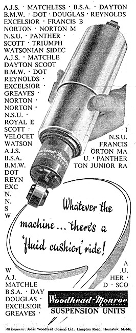 Woodhead Monroe Suspension Units - Monroe Shock Absorbers        