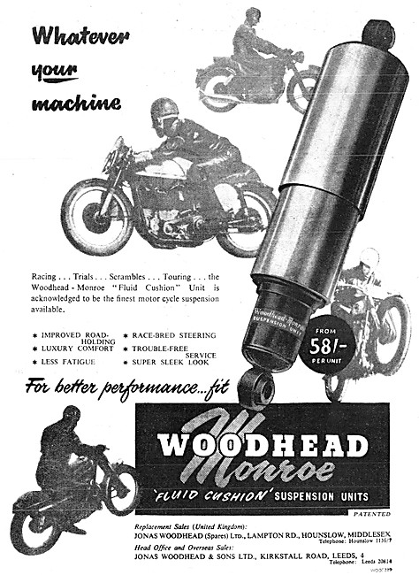 Woodhead Monroe Suspension Units - Monroe Shock Absorbers        