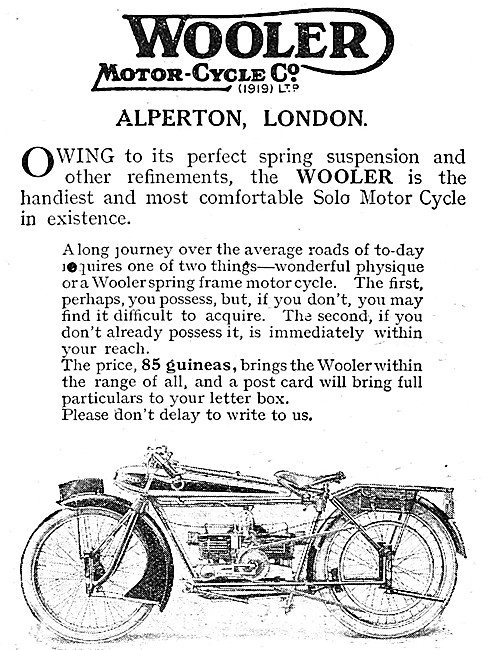 Wooler Motor Cycles                                              