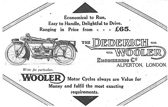 Dederich -Wooler Motor Cycles                                    